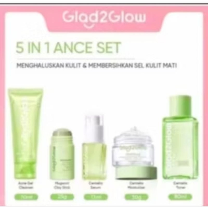 glad2glow paket anti acne G2G wajah