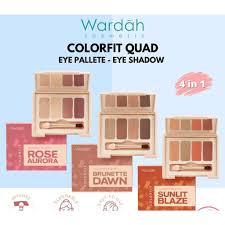 Wardah Colorfit Quad Eye Pallete - Eyeshadow 4 in 1
