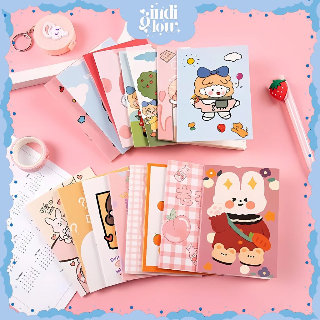 

IG Notebook A5 Buku Jurnal Motif Buku Diary Aesthetic Buku Tulis Buku Catatan Sekolah Buku LG-50