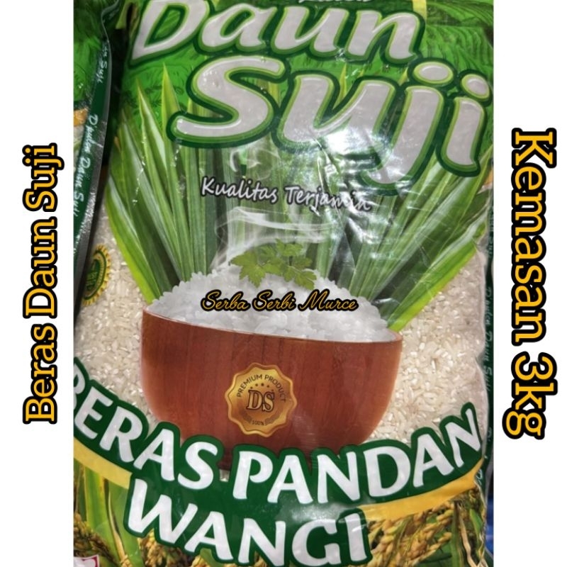 

Beras Zakat / Beras Kemasan 3kg Daun Suji