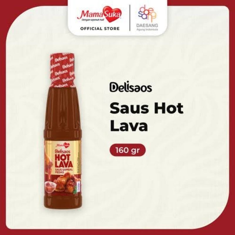

MamaSuka Delisaos Saos Hot Lava 160gr
