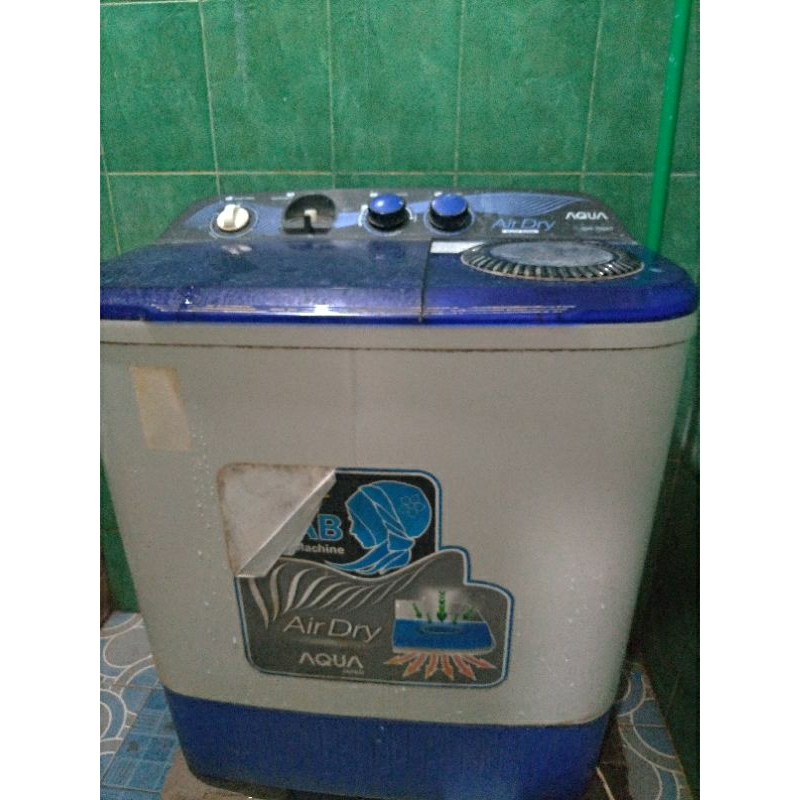 MESIN CUCI 2 TABUNG AQUA SHARP HIJAB SERIES- SECOND