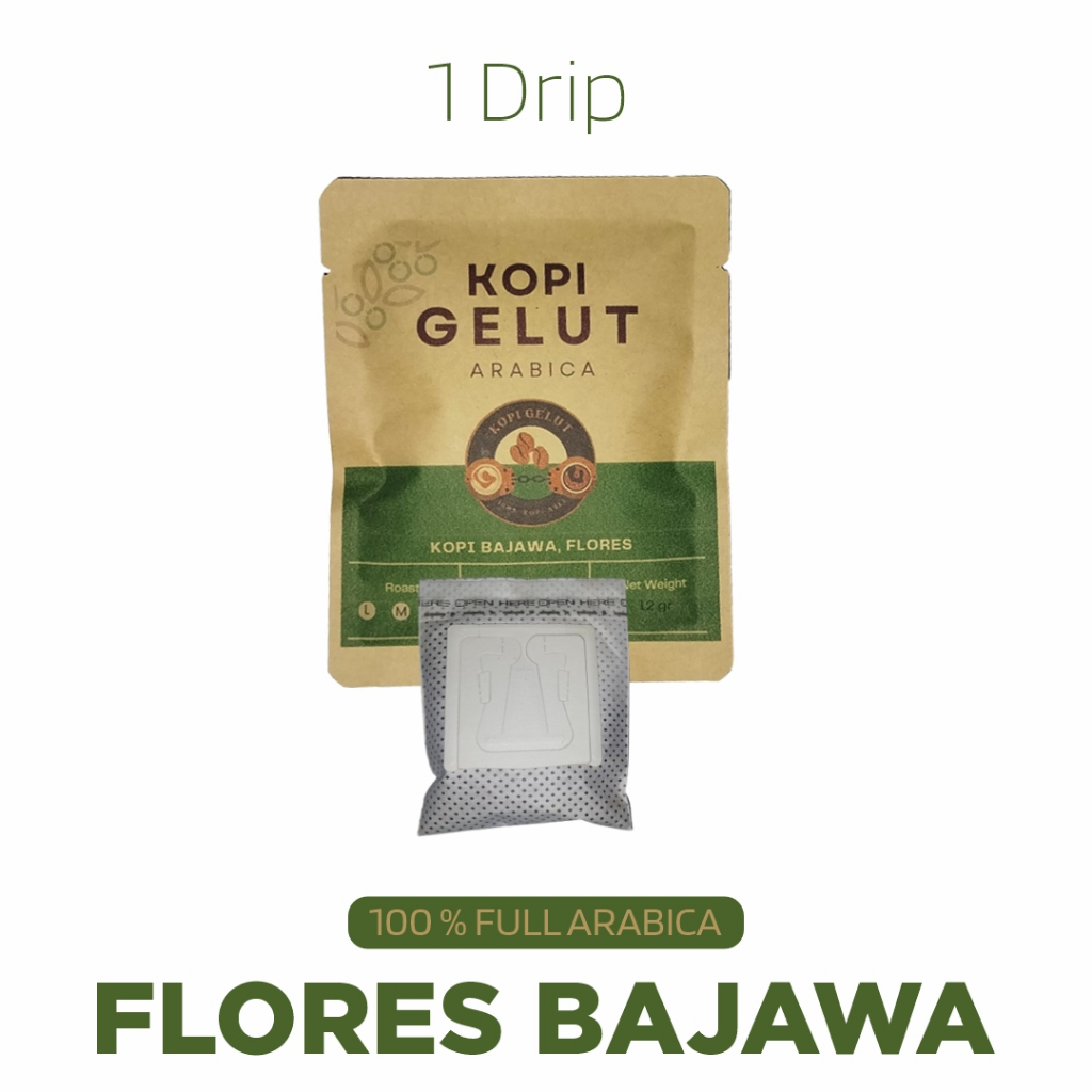 

Kopi Bajawa 100% ASLI Single Origin Dripbag Var. LIGHT ISI 1 PACK