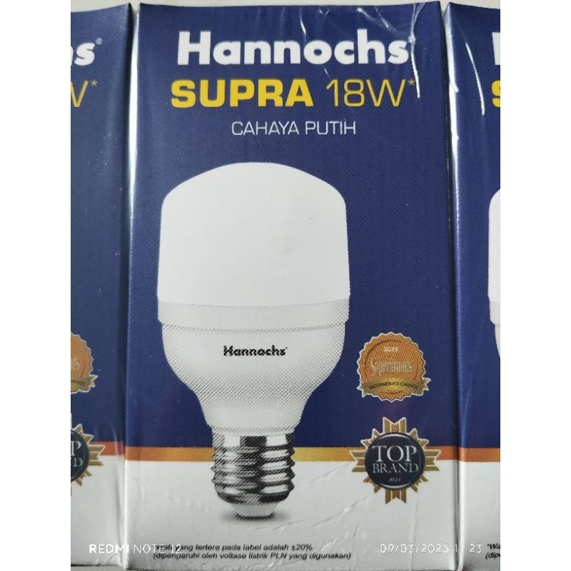 Bola lampu Hannochs Supra 18 watt