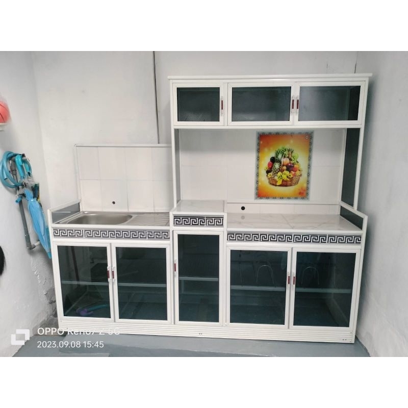 Rak piring wastafel kompor pintu 8 ( Hanya Semarang)