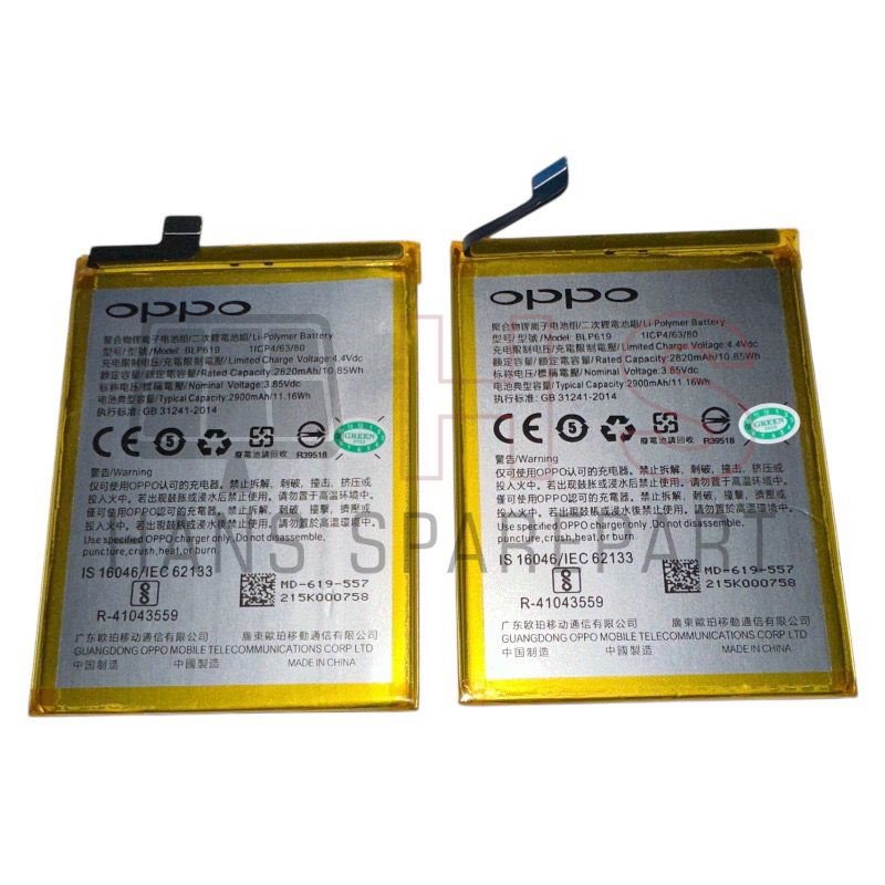 BLP619 BLP-619 / BATERAI OPPO A39 / OPPO A57 - ORI