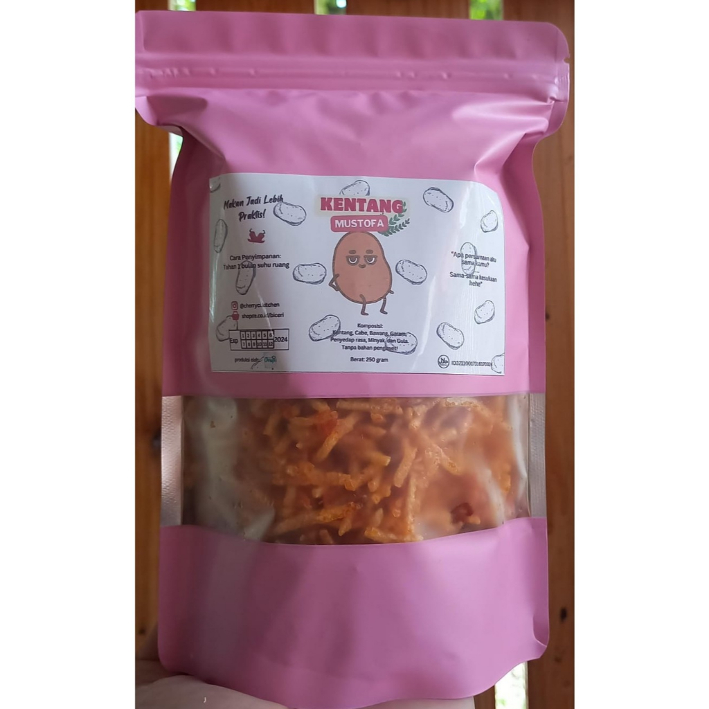

Kentang mustofa renyah dan nikmat Berat 250gr