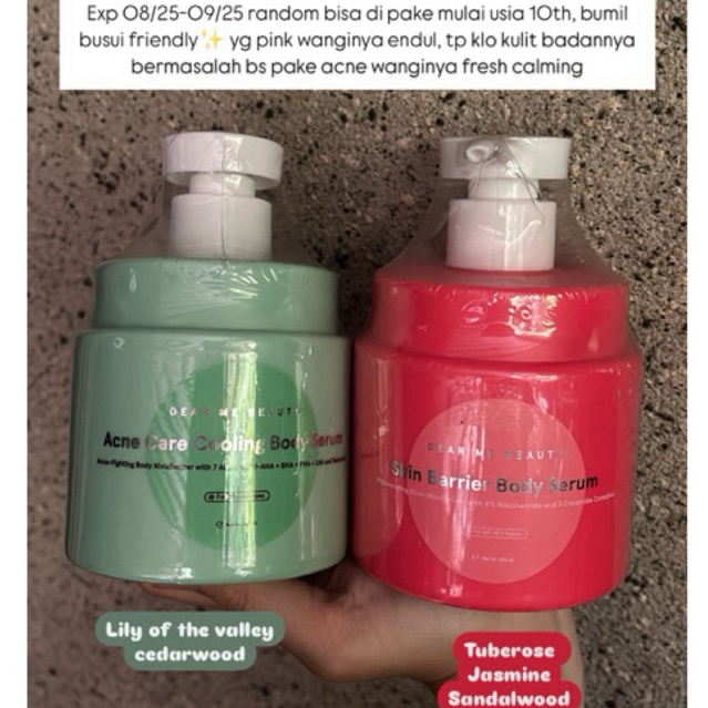 Near Expired Dear Me Beauty Body Serum 300 ml exp 08/25