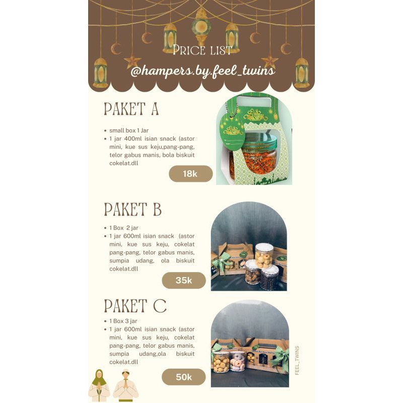 

HAMPERS ANEKA KUE KIRING LEBARAN TERMURAH