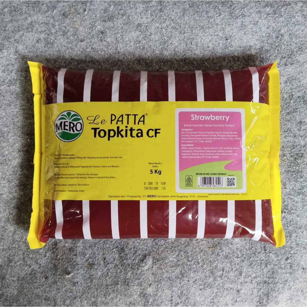 

Selai Le Patta TOPKITA Filling / Selai Olesan Roti Rasa Buah 5Kg
