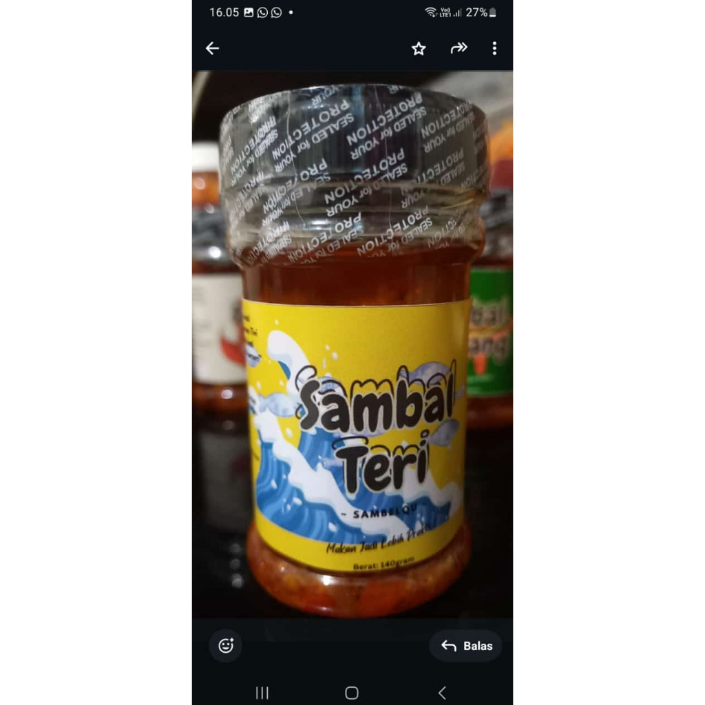 

Sambal/Sambel Teri Cherryci Kitchen 140gr