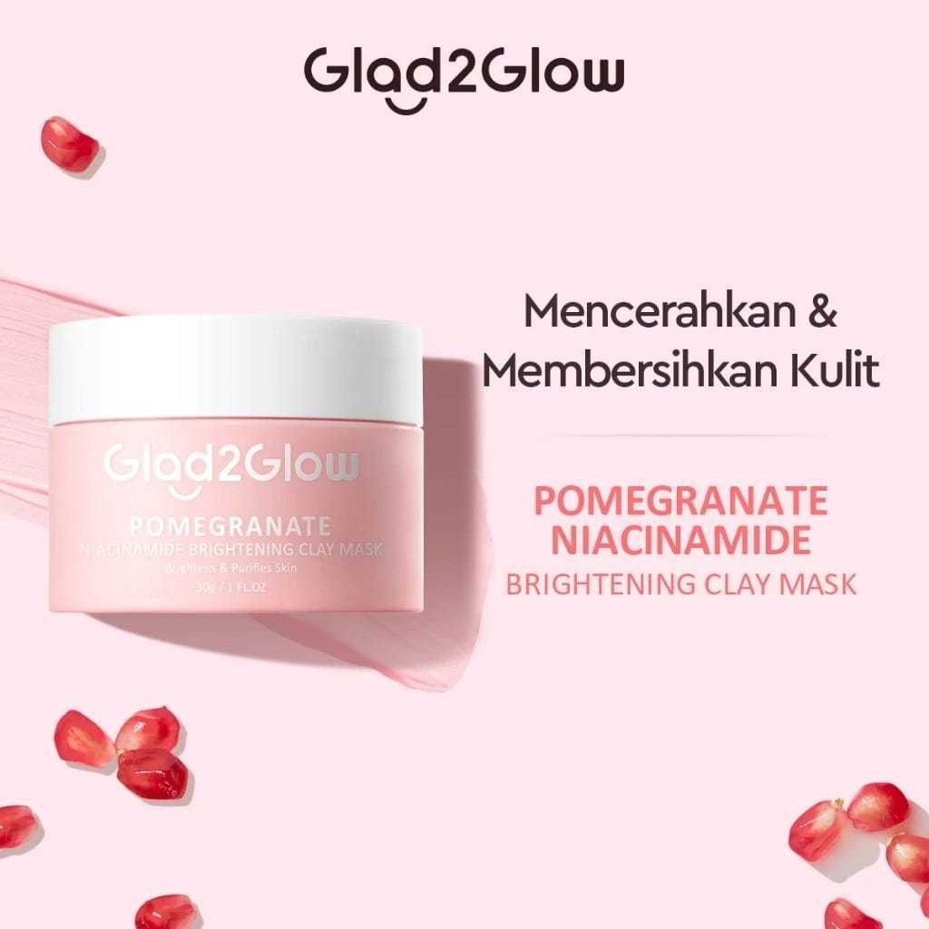 Pomegranate Niacinamide Brightening Clay Mask