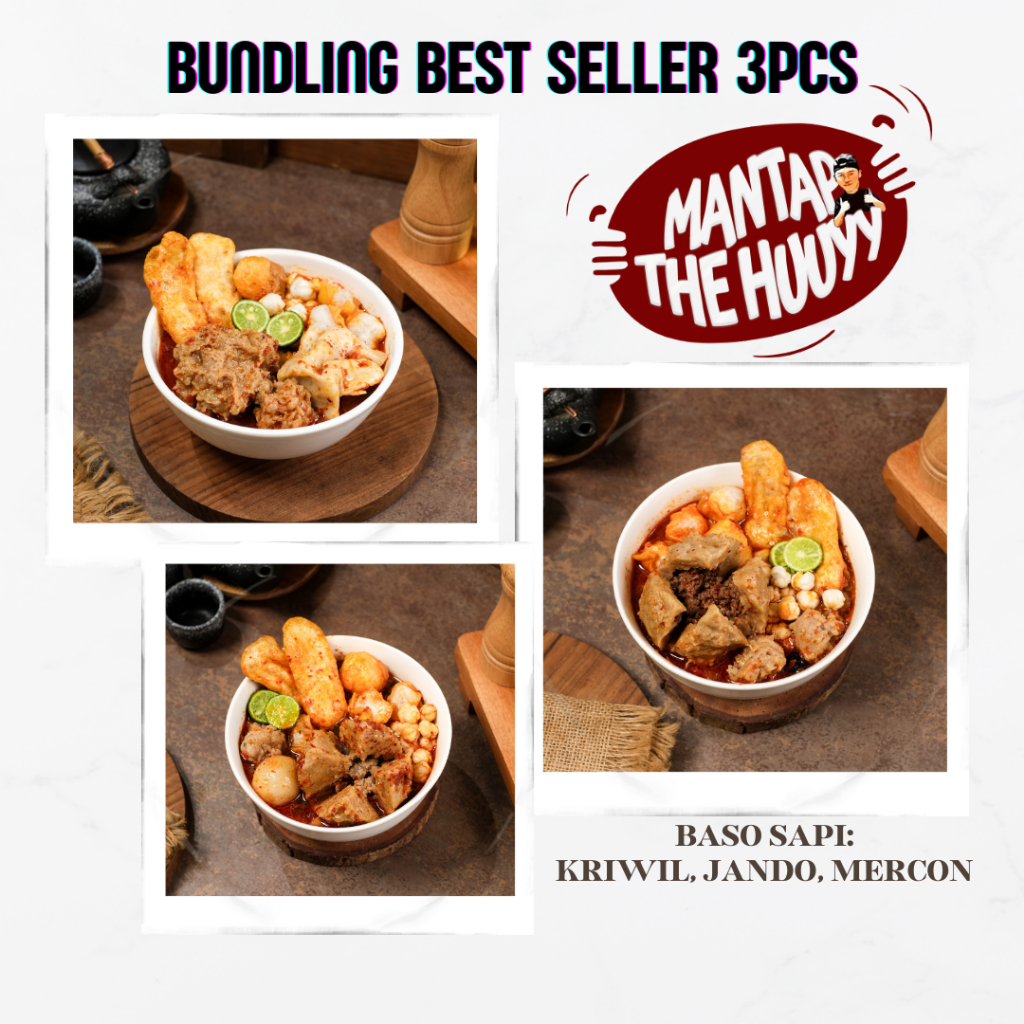 

BUNDLING BEST SELLER BASO SAPI KRIWIL, JANDO, DAN MERCON