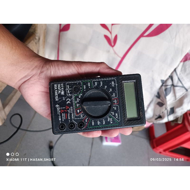 avometer digital bekas masih bagus