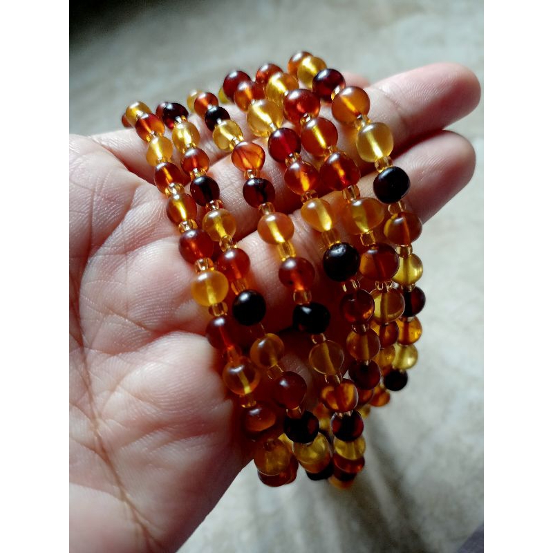 gelang amber 3 in 1, blue amber, blood dan taxol amber burma