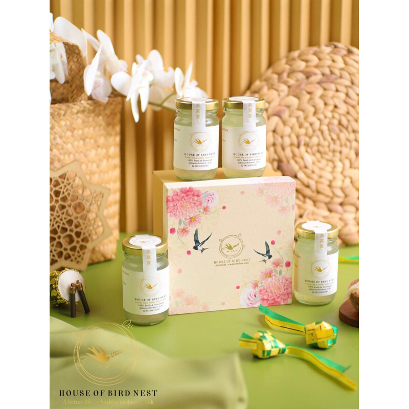 

BIRDNEST LEBARAN HAMPERS GIFT SET 4JARS 120ML