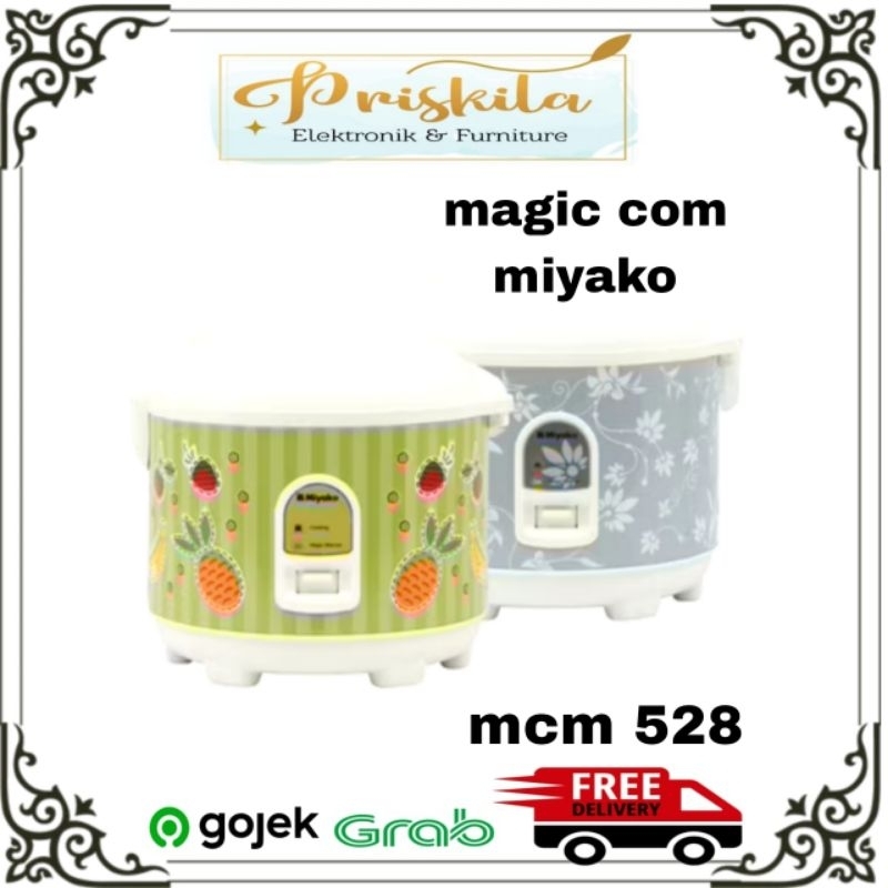 magic com Miyako / pemasak nasi / pemanas nasi /mcm 528 / furniture Palembang