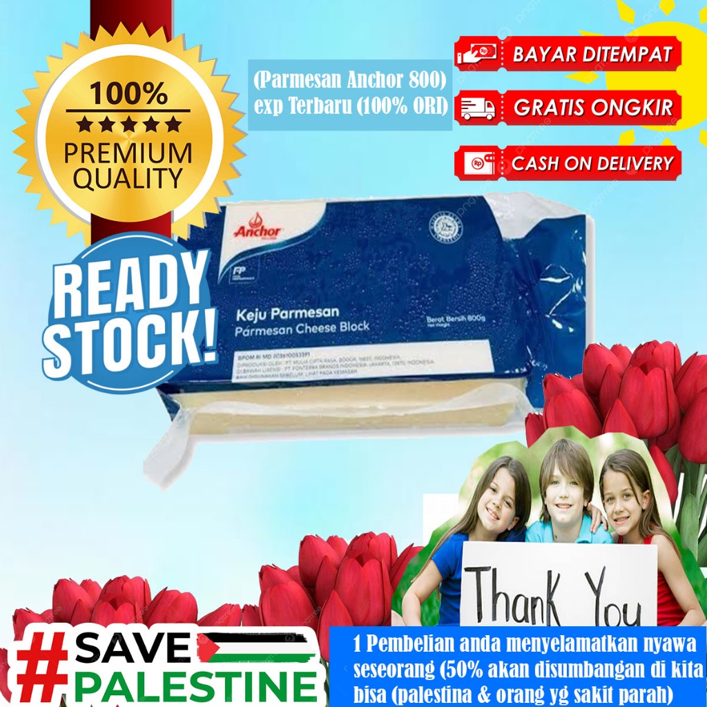 

Keju Parmesan Anchor Block 800 Gr - Parmesan Cheese 800 Gr Anchor - Exp Terbaru - Gratis Ongkir