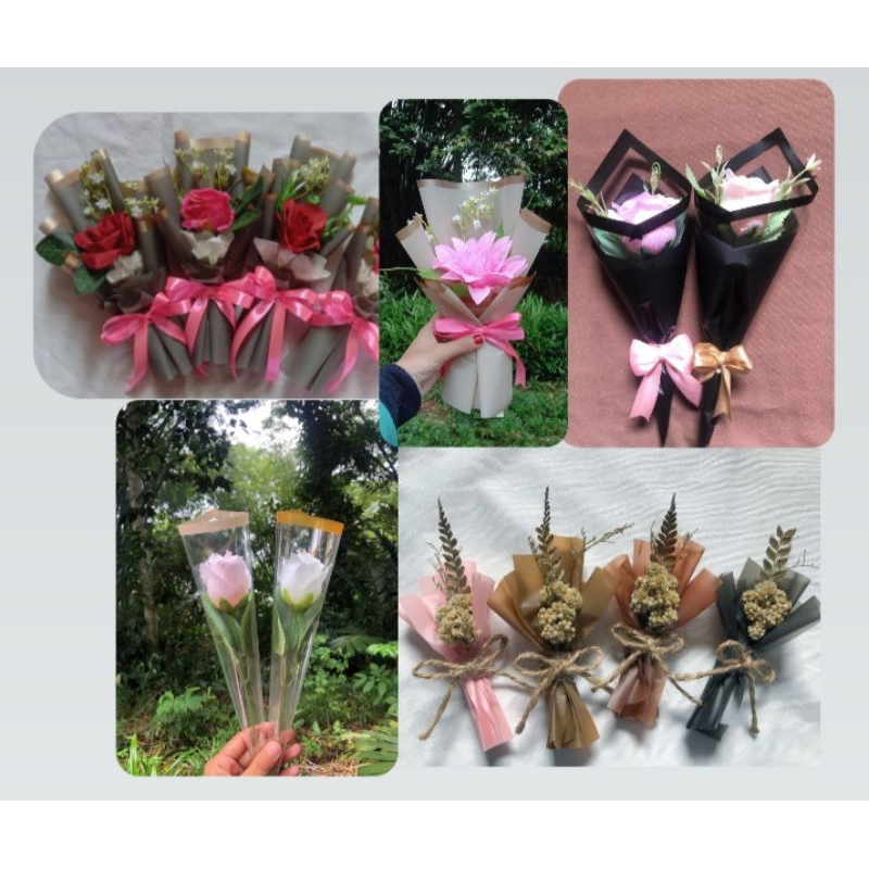 

Buket bunga mini / Buket bunga single artificial / Buket bunga kering mini