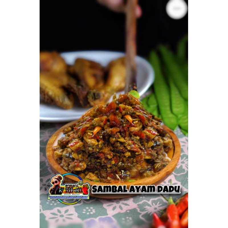 

SAMBAL AYAM DADU 160gr-80gr SPECIAL BY KAK SHELL