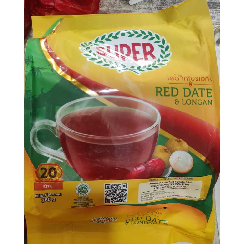 

Super Instant Red Date & Longan Tea/ Teh Angco Isi 20 Sachet @18gr