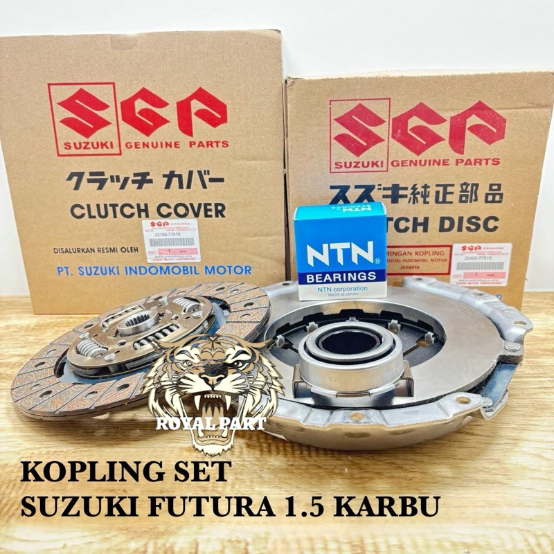 KOPLING SET KOMPLIT SUZUKI CARRY FUTURA 1.5 KARBU FUTURA 1.5 1500CC KARBULATOR DEKRUP MATAHARI KAMPA