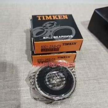BALL BEARING 6301 2RS/6301 2RS C3 TIMKEN ASLI