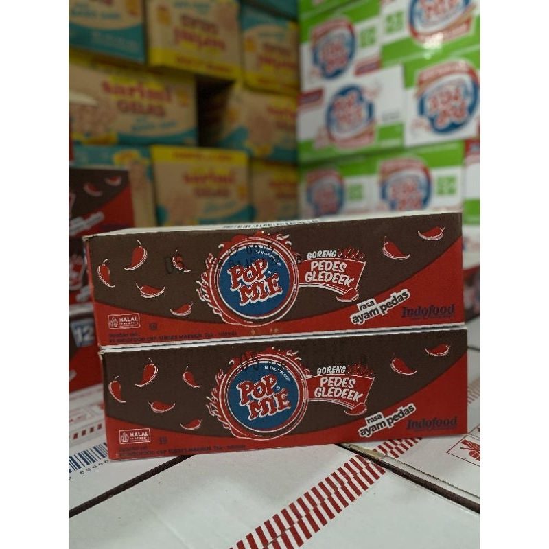 

Popmie Goreng Pedes Gledek rasa Ayam pedas