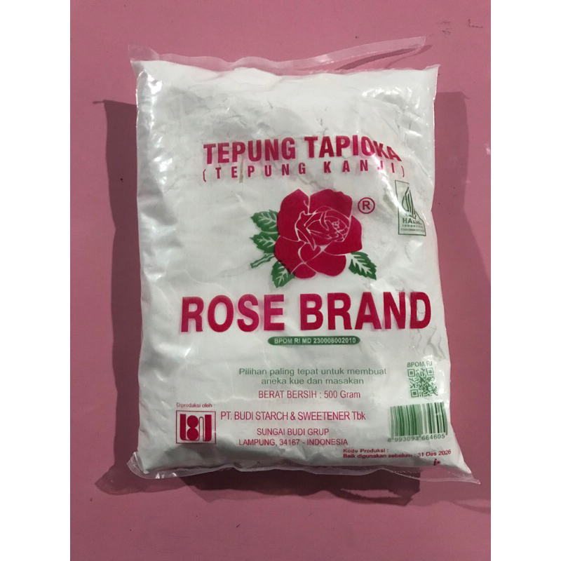 

Tepung tapioka rose brand 500g