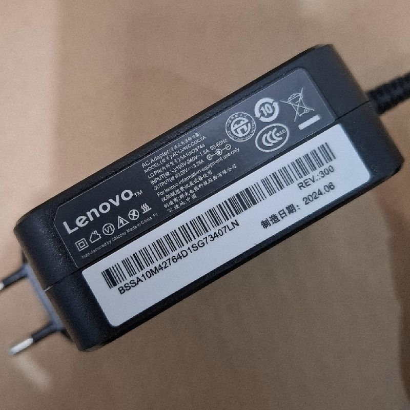 Laptop Charger iCherry Model : id77 Original power adaptor 65Watt - (Lubang kecil)