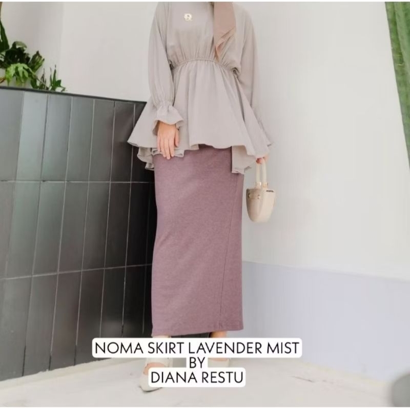 Diana Restu - Noma Skirt - Rok Knit Lavender Mist size M