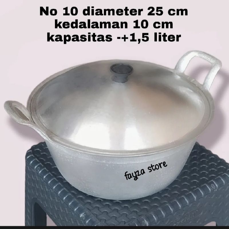Citel Panci Katel Serbaguna No.10-14 Bahan Aluminium Tebal