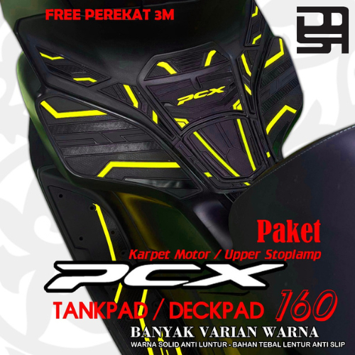Aksesoris Alas kaki pcx 160 / Tankpad Pcx 160 / Sidepad Pcx 160 / Upper Stoplamp Pcx 160