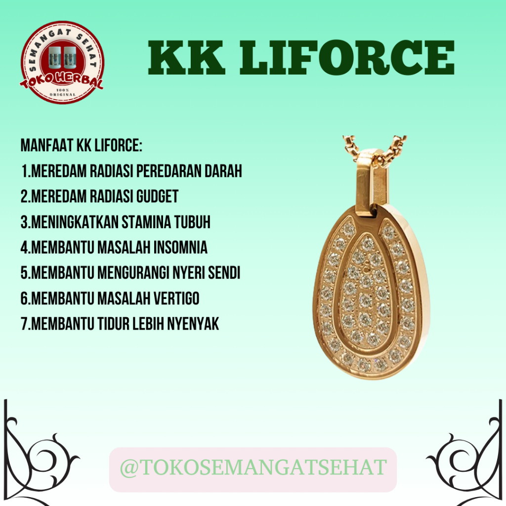 KK Liforce Kalung Anti Radiasi Kalung Kesehatan