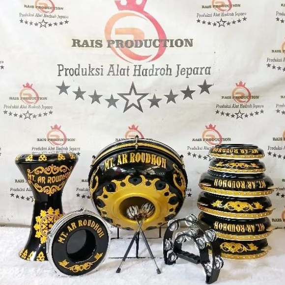 Alat Hadroh 1 set lengkap full ukiran Rais Production