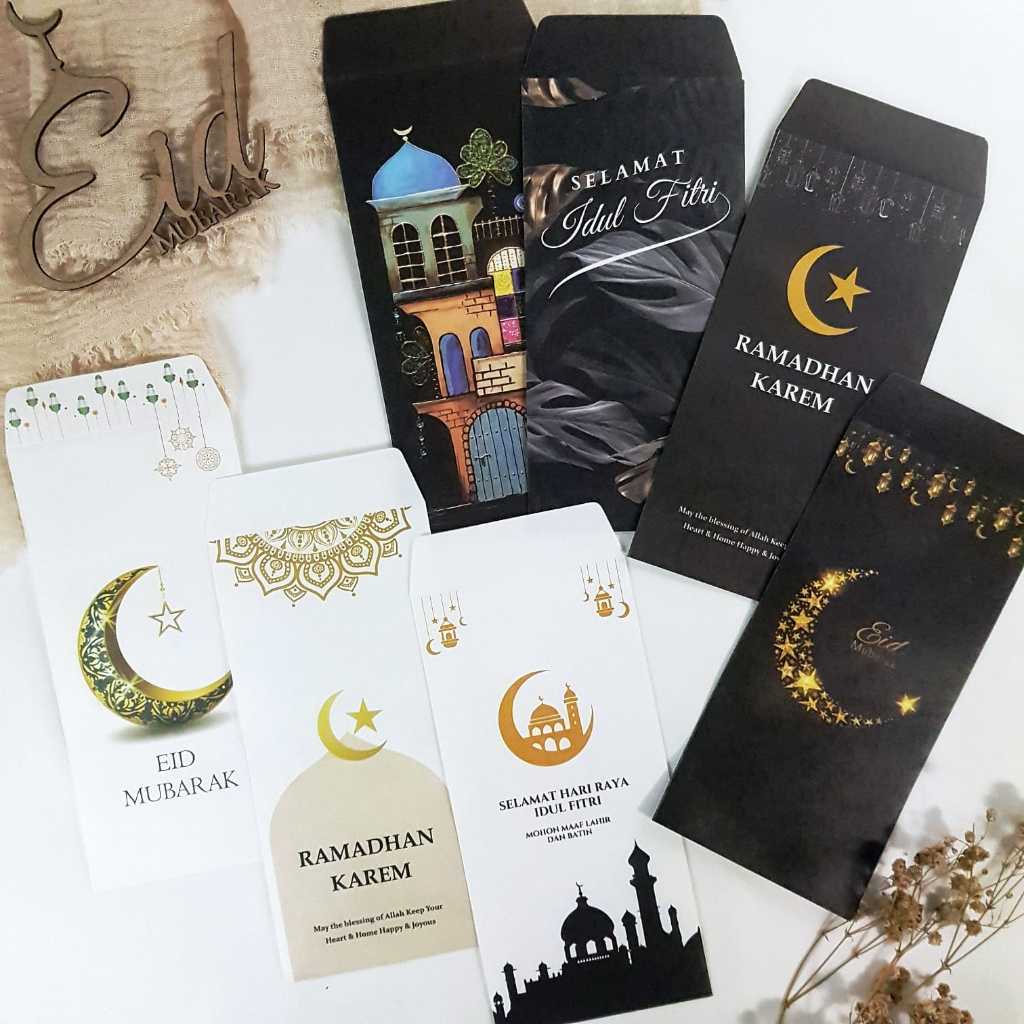 

[10 PCS ] AMPLOP LEBARAN UNIK - AMPLOP LEBARAN ESTETIK - GROSIR AMPLOP LEBARAN - AMPAU - ANGPAO