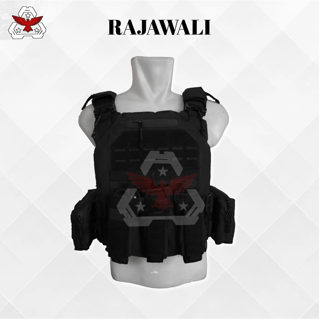 Body vest rajawali hijau army quick release tactical