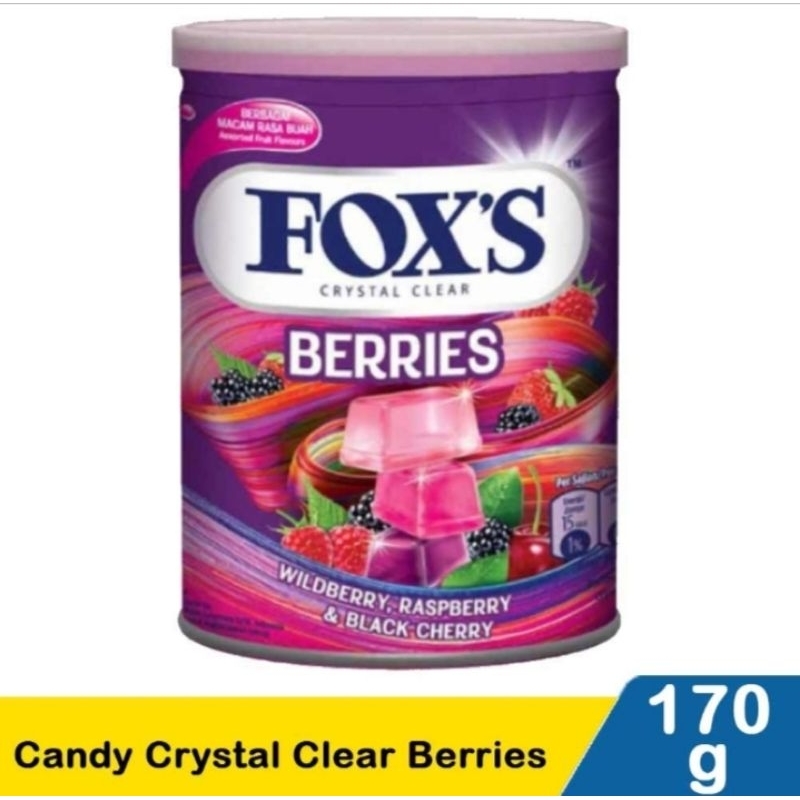 

Permen Foxs Crystal Clear Berries 170gr
