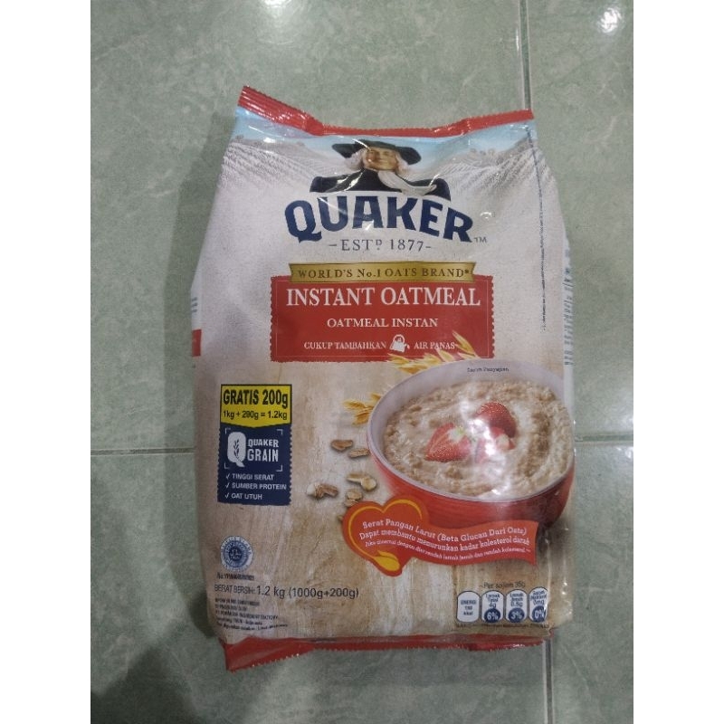 

Quaker instant oatmeal Oat Quaker 1,2kg