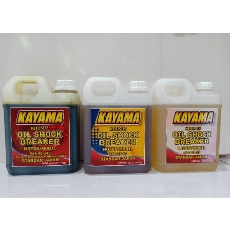 OLI SHOCKBREAKER motor/mobil merk KAYAMA standart japan 1 liter
