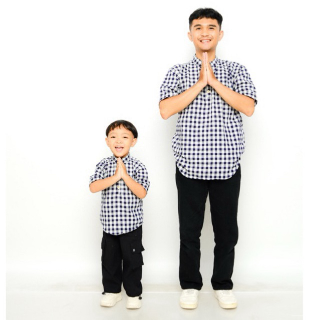 KIDSWEARUP Setelan Koko Anak Couple Ayah