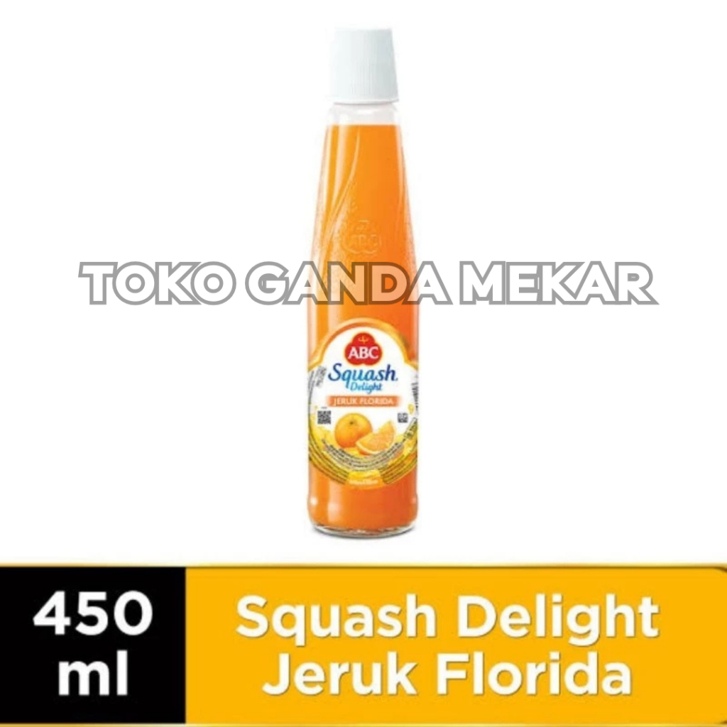 

ABC Squash Delight Jeruk Florida Botol 450ml