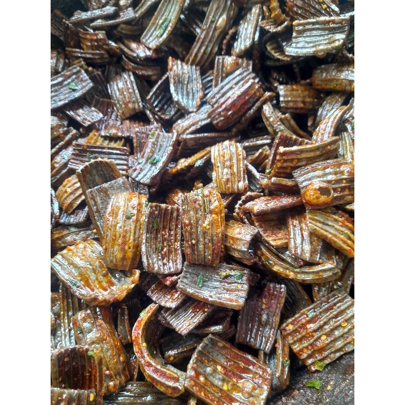 

seblak kerupuk jengkol pedas daun jeruk kemasan 500gram