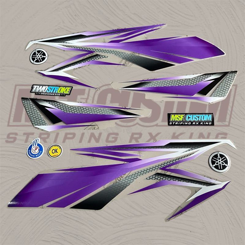 Striping Rx King Transparan || Striping Rx King