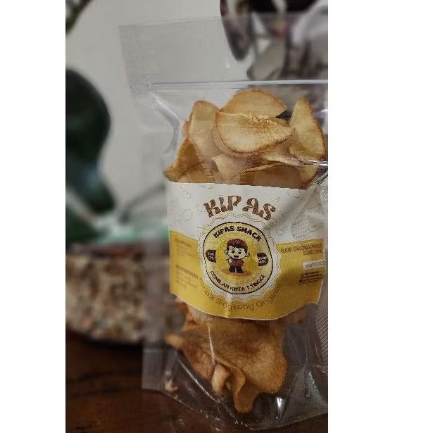 

keripik singkong original 50g - kipas snack