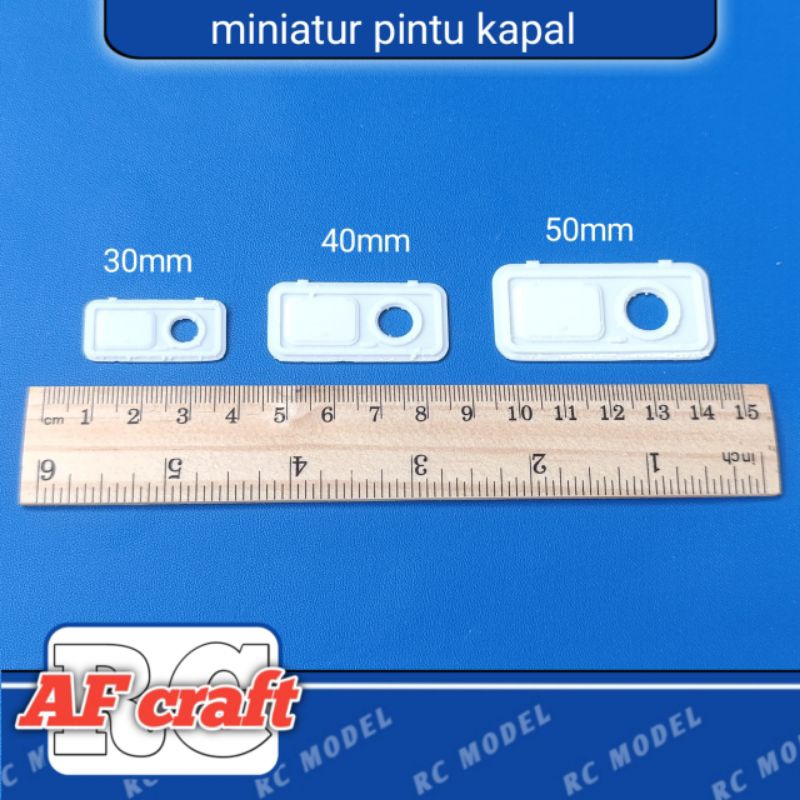 miniatur pintu kapal RC aksesoris