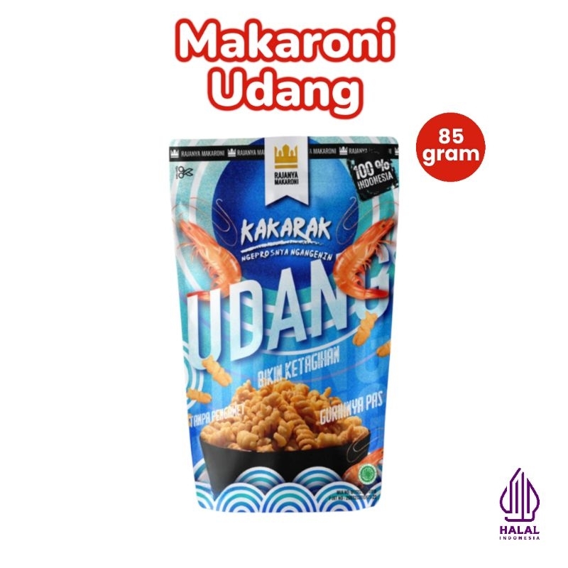 

KAKARAK - Makaroni Fusilli Rasa Udang 85gr