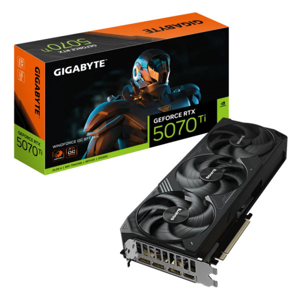 VGA Gigabyte Geforce RTX 5070 Ti Windforce OC SFF 16GB - Gigabyte RTX 5070 Ti Windforce