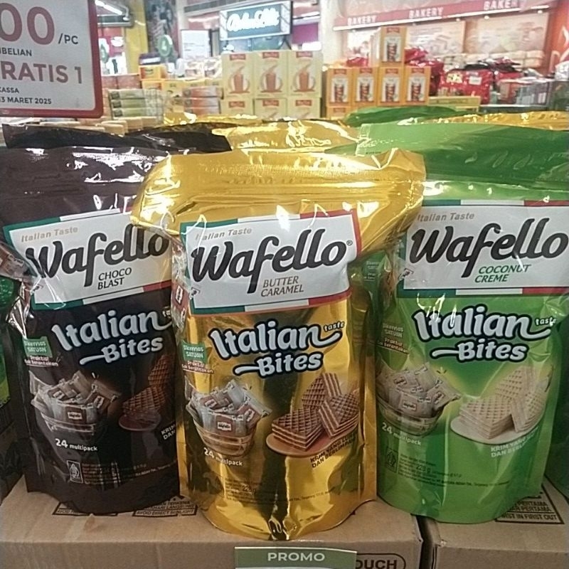 

Roma wafelo pouch 228 gr isi 24 pack