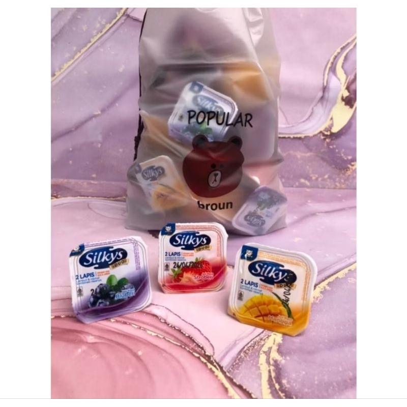 

SILKYS PUDDING GULA AREN MIX FRUITY 1 KG DAPAT 38PCS
